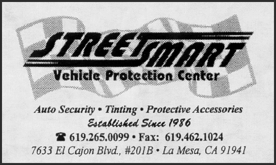 StreetSmart Vehicle Protection Center
